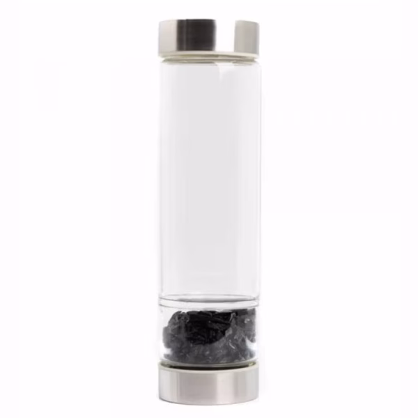 Kristallvattenflaska av glas 400 ml